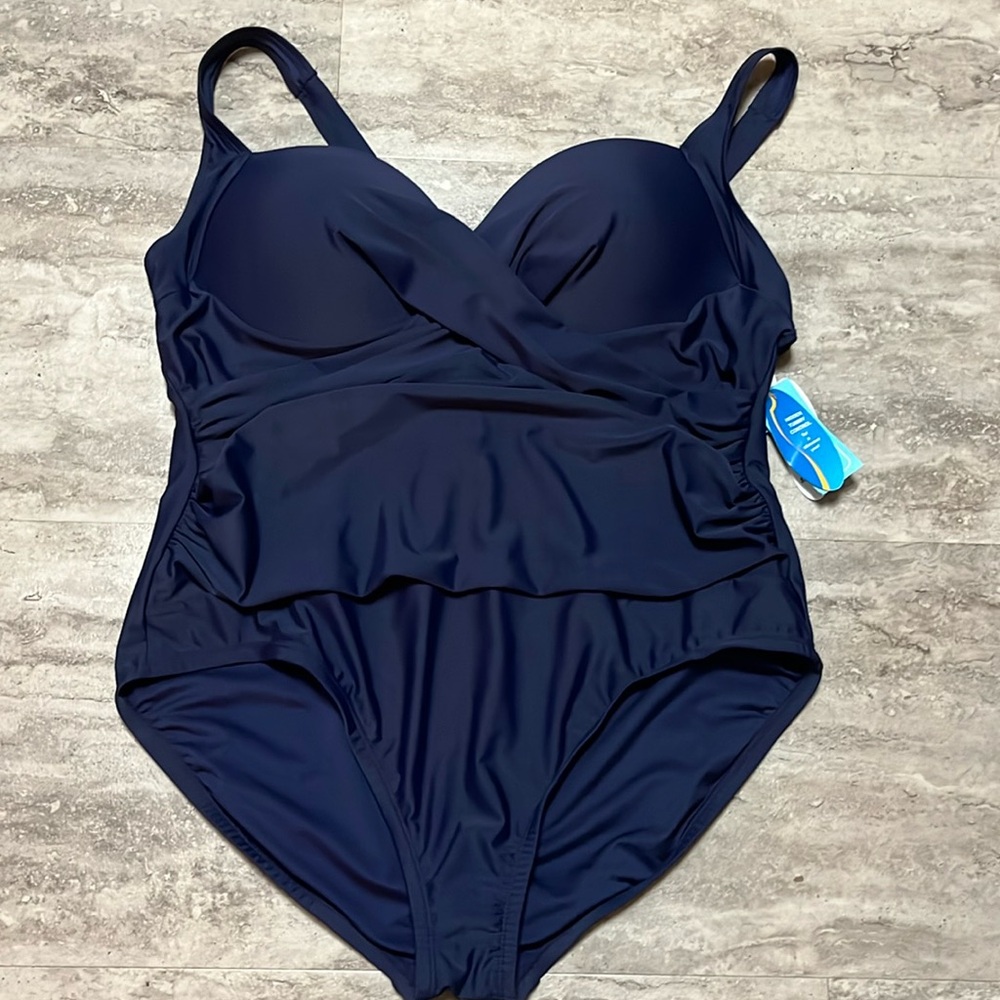 Wave Zone swimsuit 3X